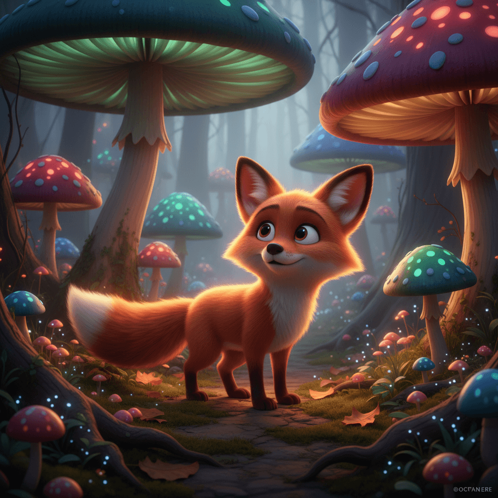 Pixar-style characters with soft global illumination.